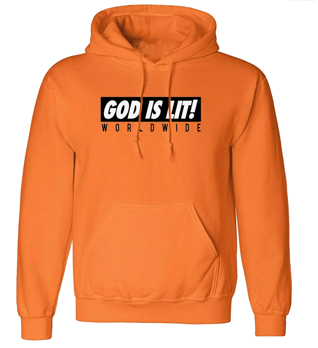 Orange worldwide discount hoodie